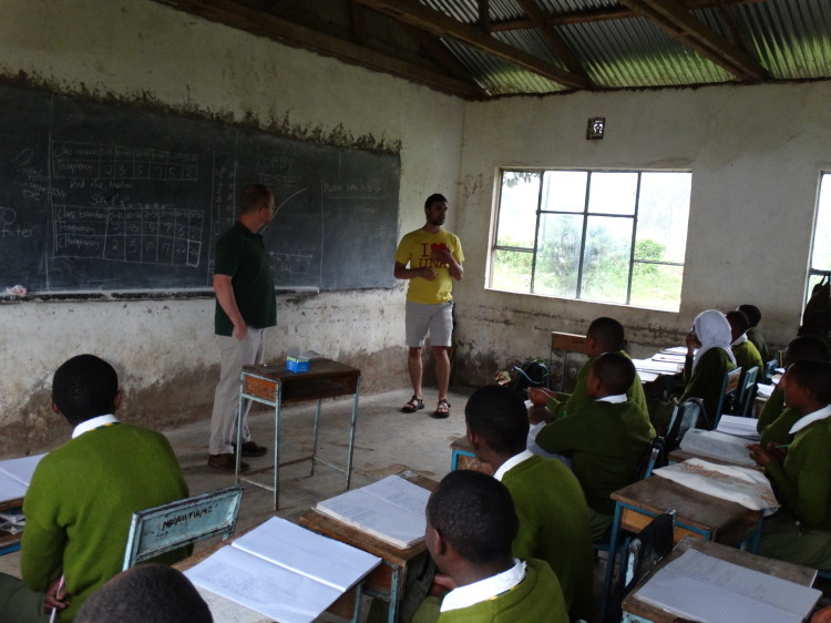 Robby and Jesse in Classroom